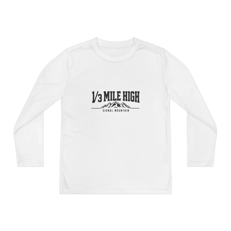 Youth 1/3 Mile High Long Sleeve Performance Tee