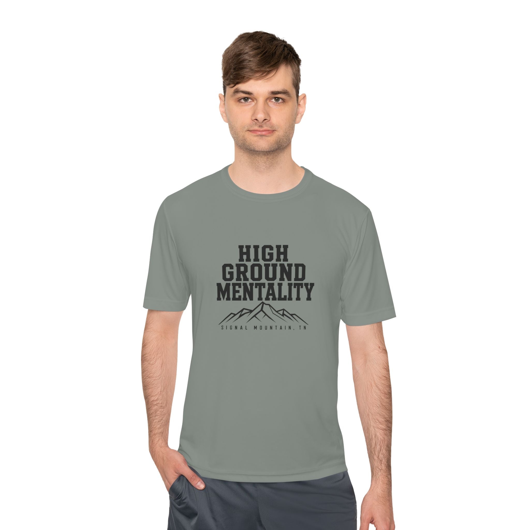 Men's High Ground Mentality Performance Tee — Signal Mountain, TN