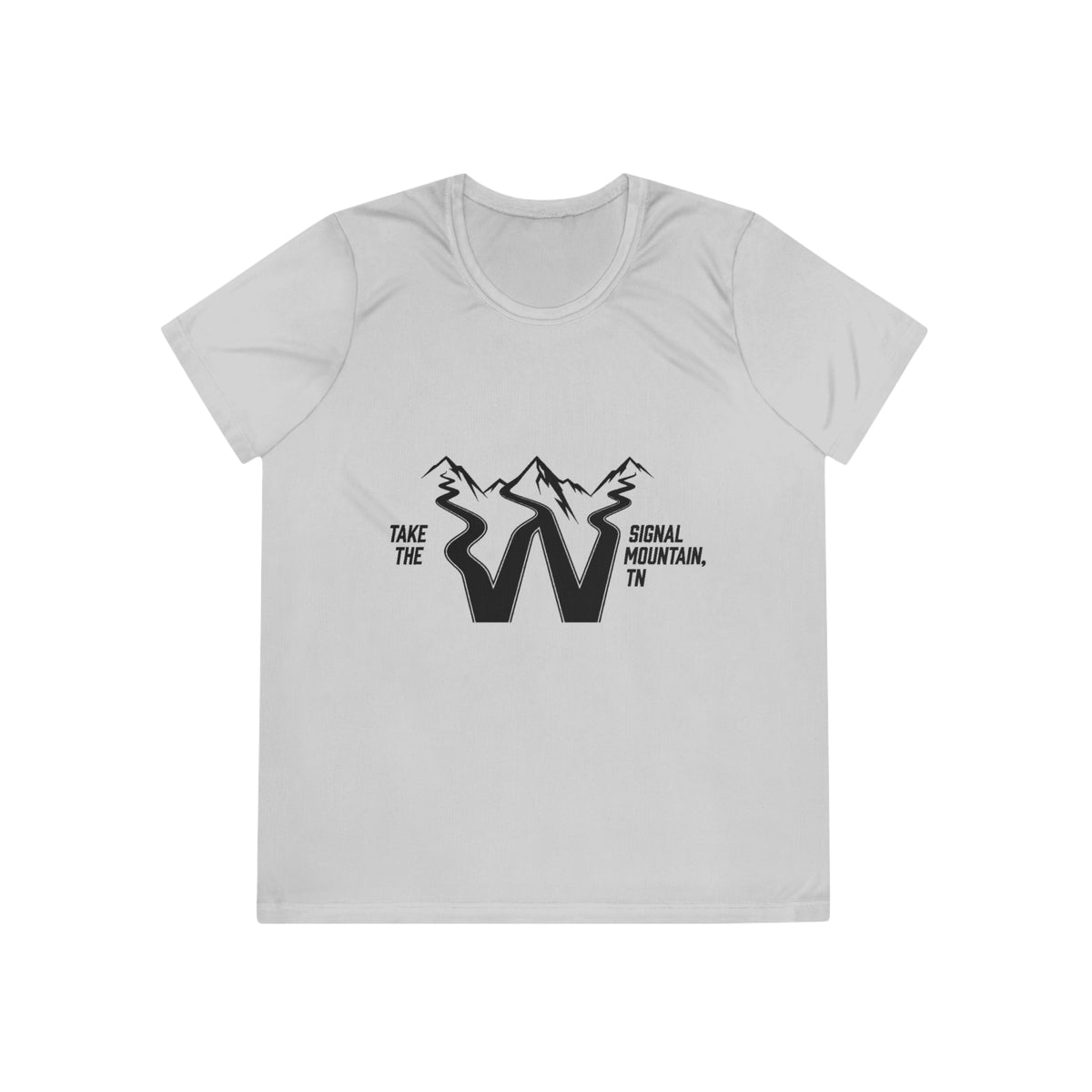 Women's Take the W Road Performance Tee — Signal Mountain, TN