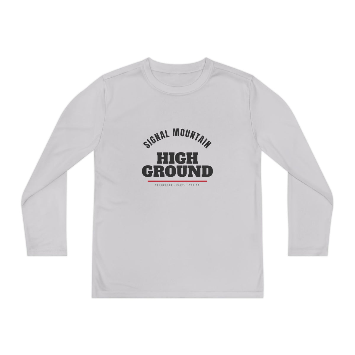 Youth Signal Mountain High Ground Long Sleeve Performance Tee — Signal Mountain, TN