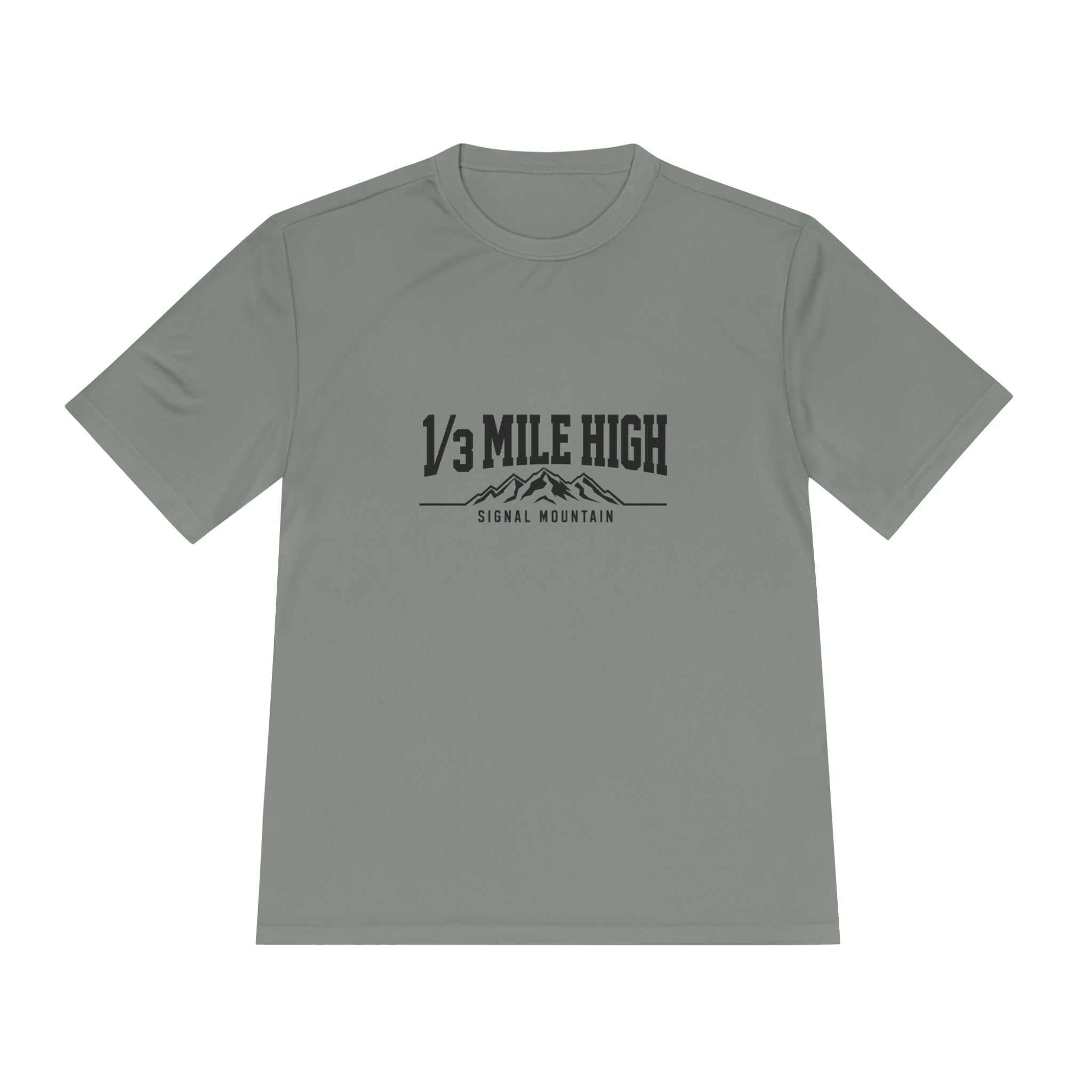 Men's 1/3 Mile High Performance Tee — Signal Mountain, TN