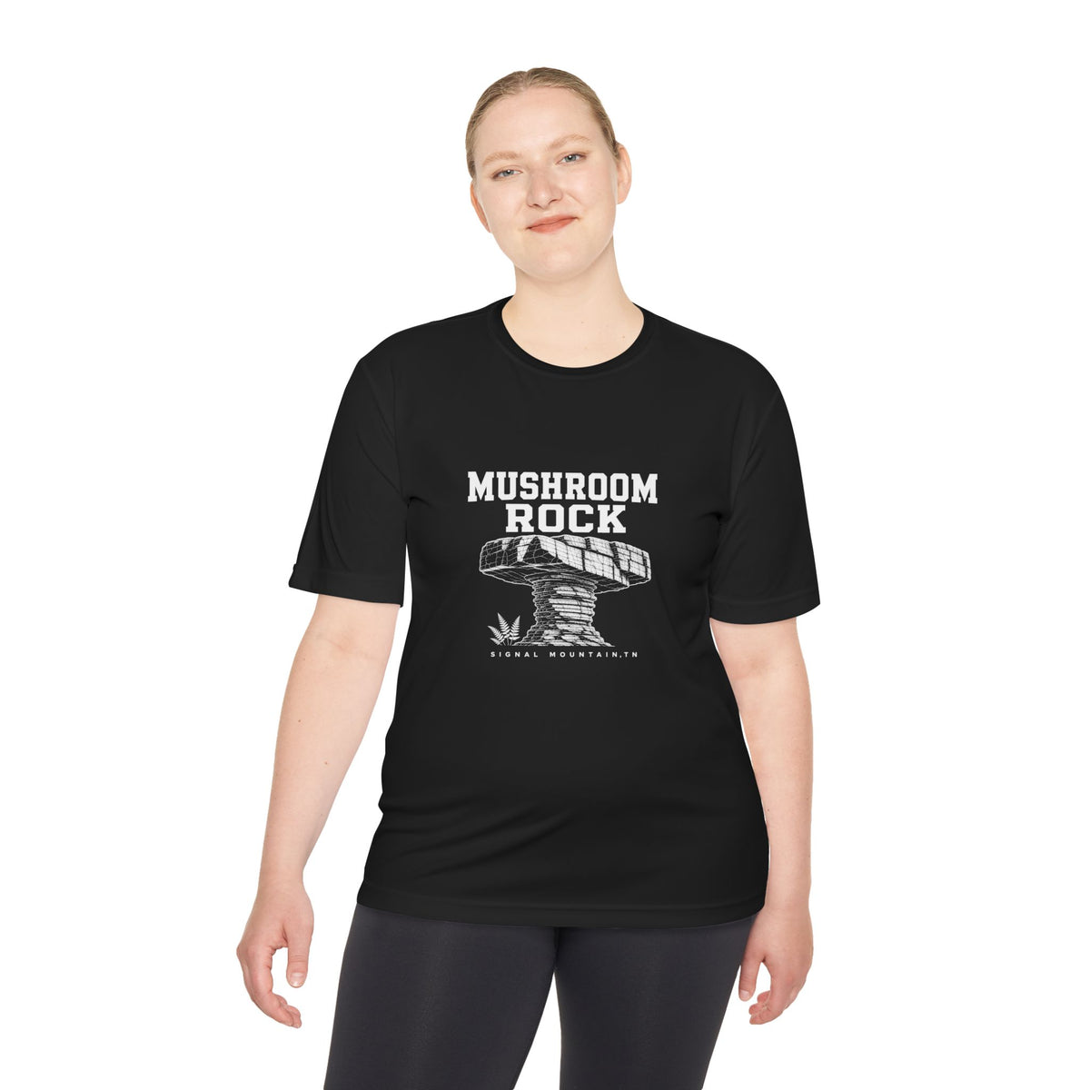 Men's Mushroom Rock Performance Tee — Signal Mountain, TN