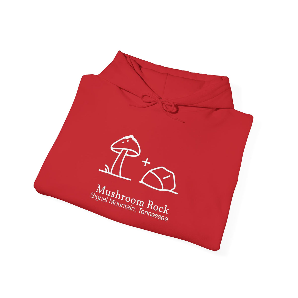 Mushroom + Rock Hoodie — Signal Mountain, TN