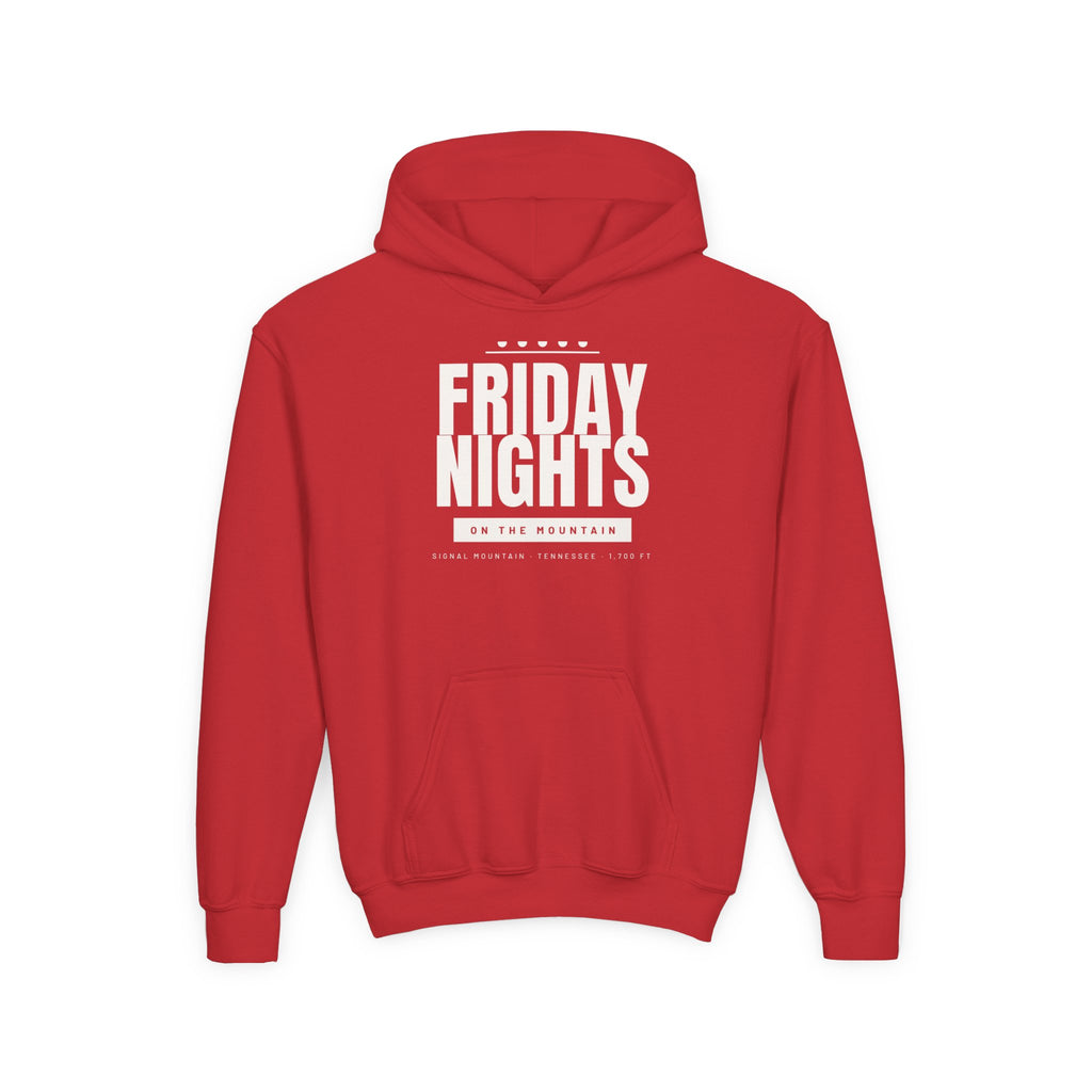 Youth Friday Nights on the Mountain Hoodie — Signal Mountain, TN