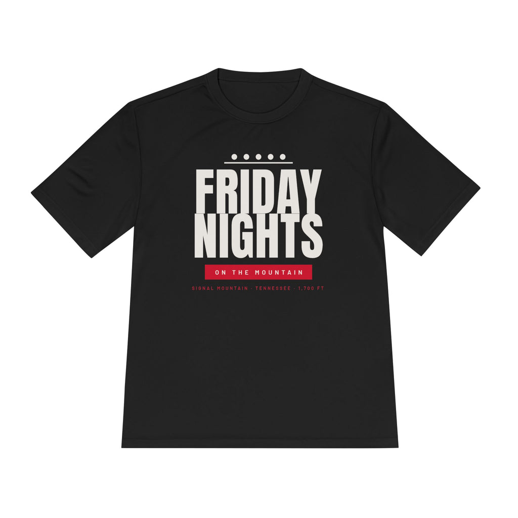 Men's Friday Nights on the Mountain Performance Tee — Signal Mountain, TN