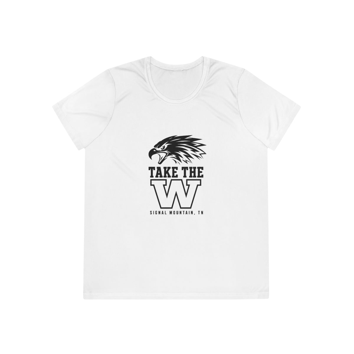 Women's Take the W Eagle Performance Tee — Signal Mountain, TN