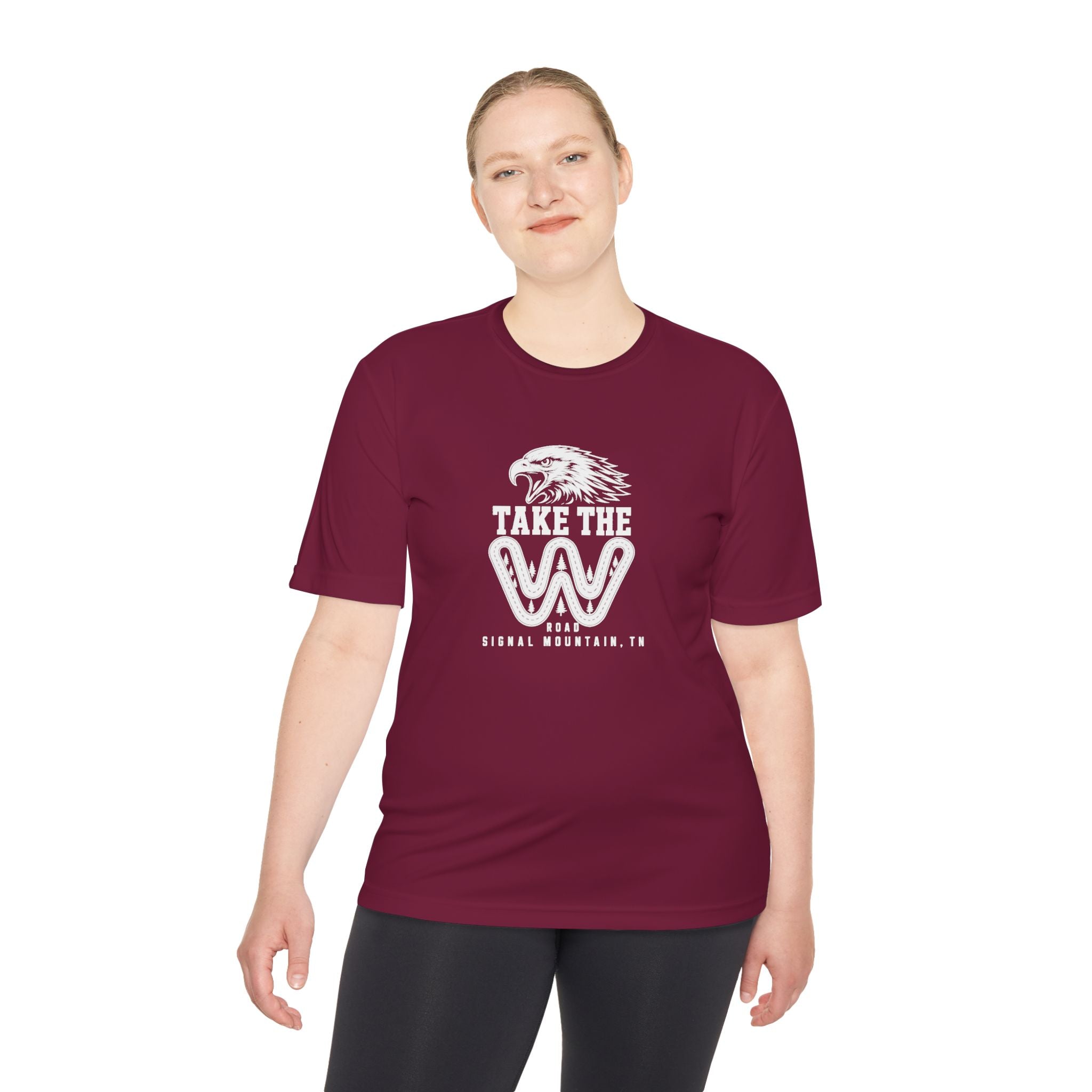 Men's Take the W Road Performance Tee — Signal Mountain, TN