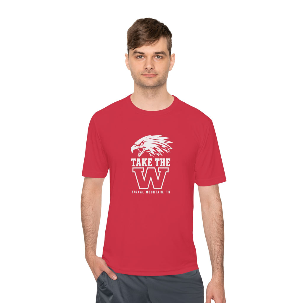 Men's Take the W Performance Tee — Signal Mountain, TN