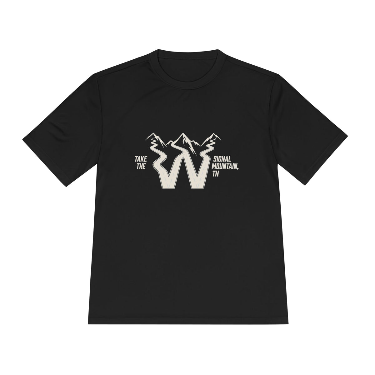 Men's Take the W Road Performance Tee — Signal Mountain, TN