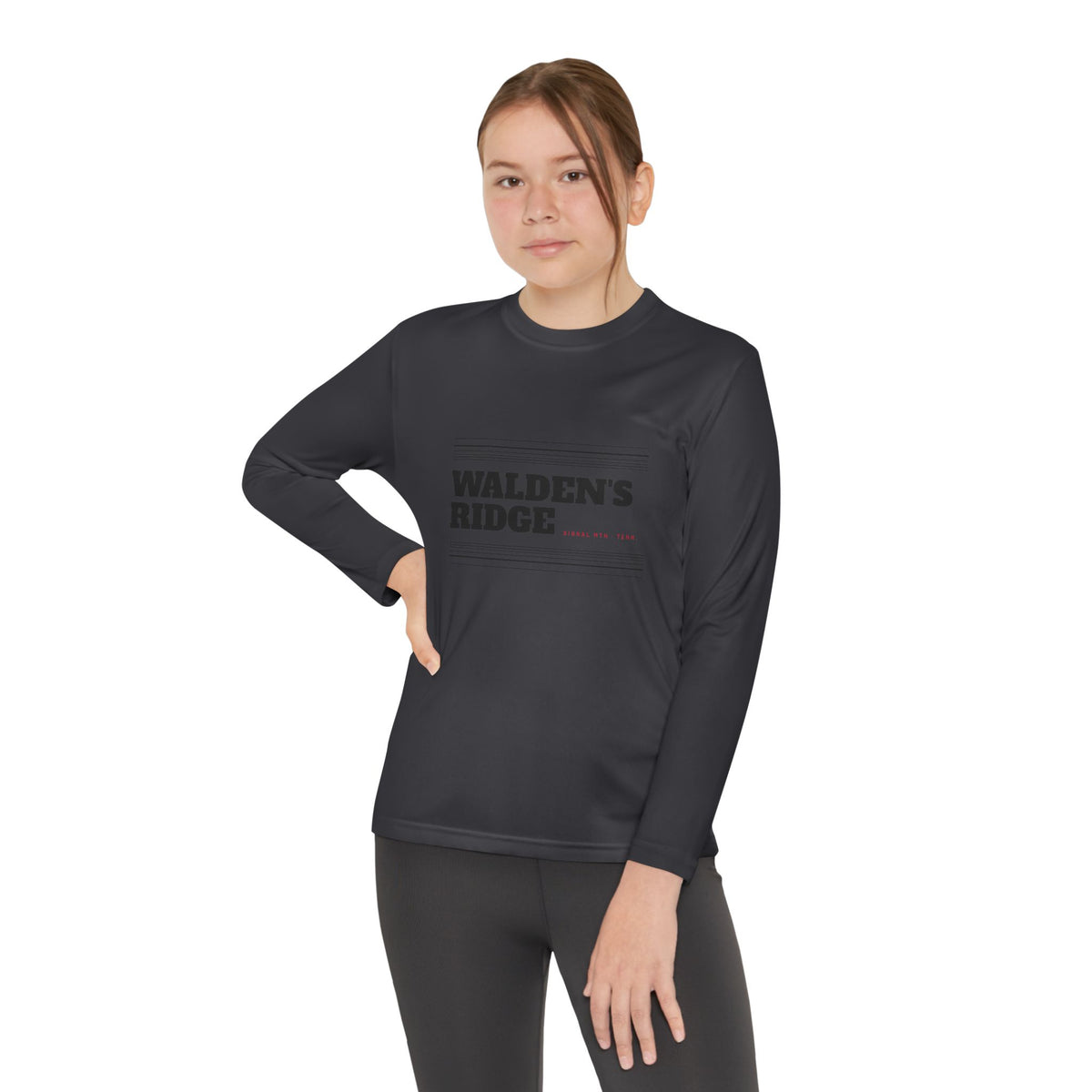 Youth Walden's Ridge Long Sleeve Performance Tee — Signal Mountain, TN