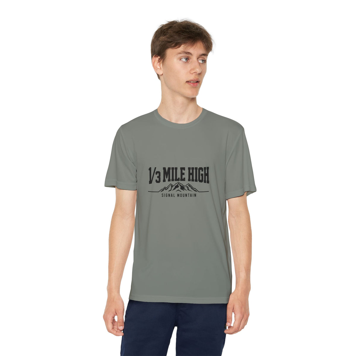 Youth 1/3 Mile High Performance Tee — Signal Mountain, TN