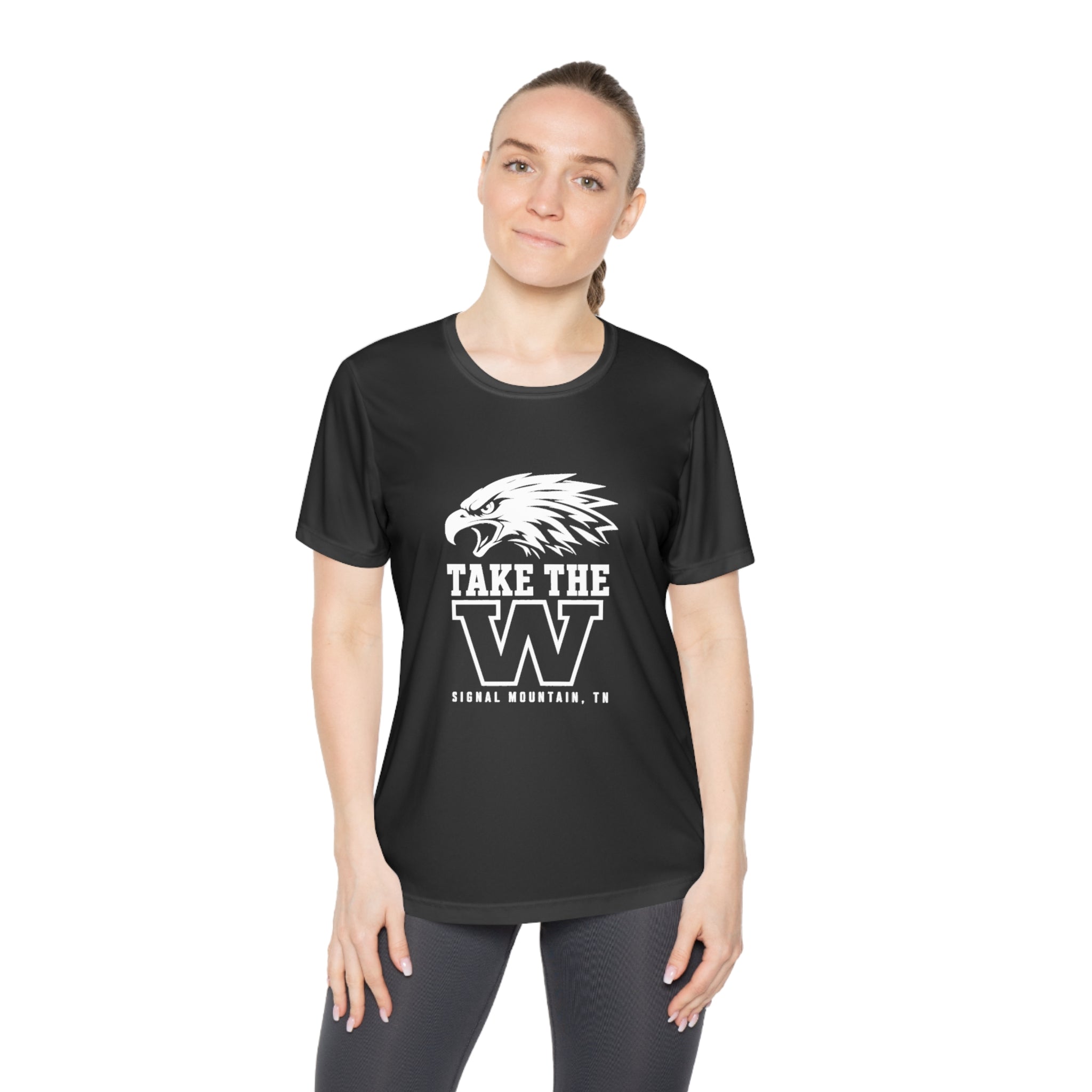 Women's Take the W Performance Tee — Signal Mountain, TN
