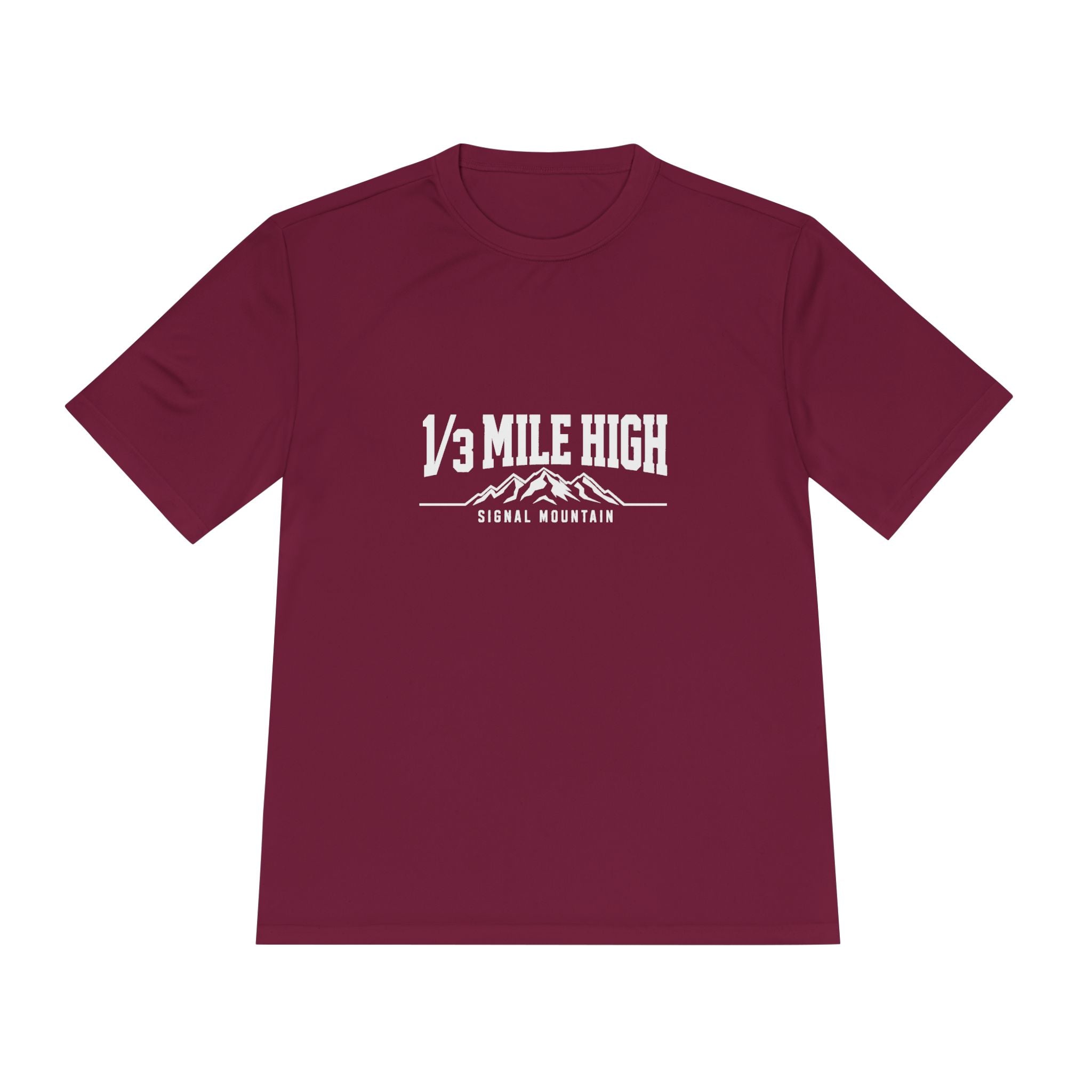 Men's 1/3 Mile High Performance Tee — Signal Mountain, TN