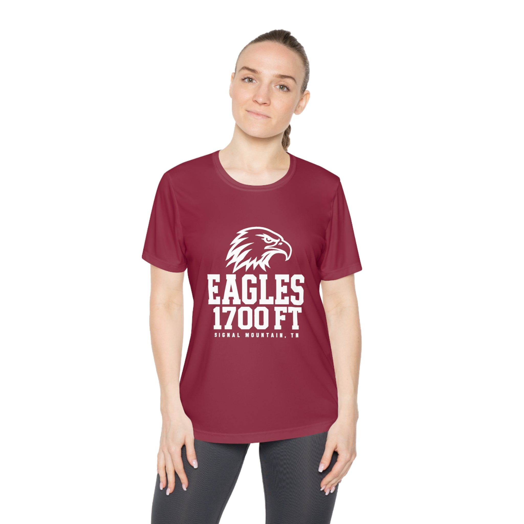 Women's Eagles • 1700 FT Performance Tee — Signal Mountain, TN