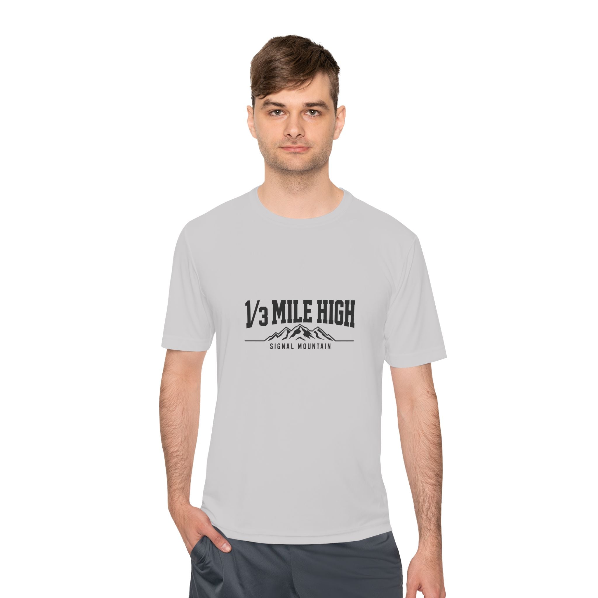 Men's 1/3 Mile High Performance Tee — Signal Mountain, TN
