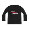 Youth It's All Downhill From Here Long Sleeve Performance Tee — Signal Mountain, TN