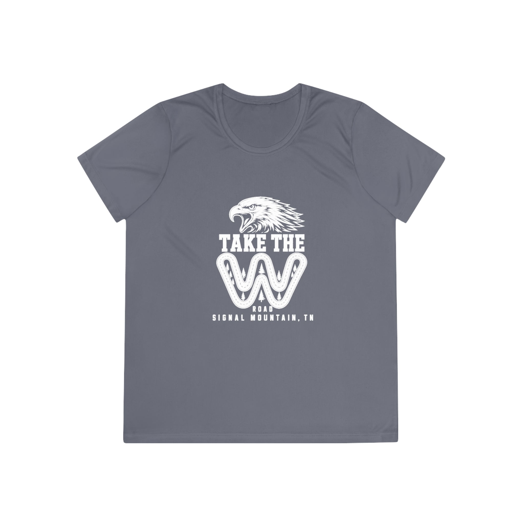 Women's Take the W Road Performance Tee — Signal Mountain, TN