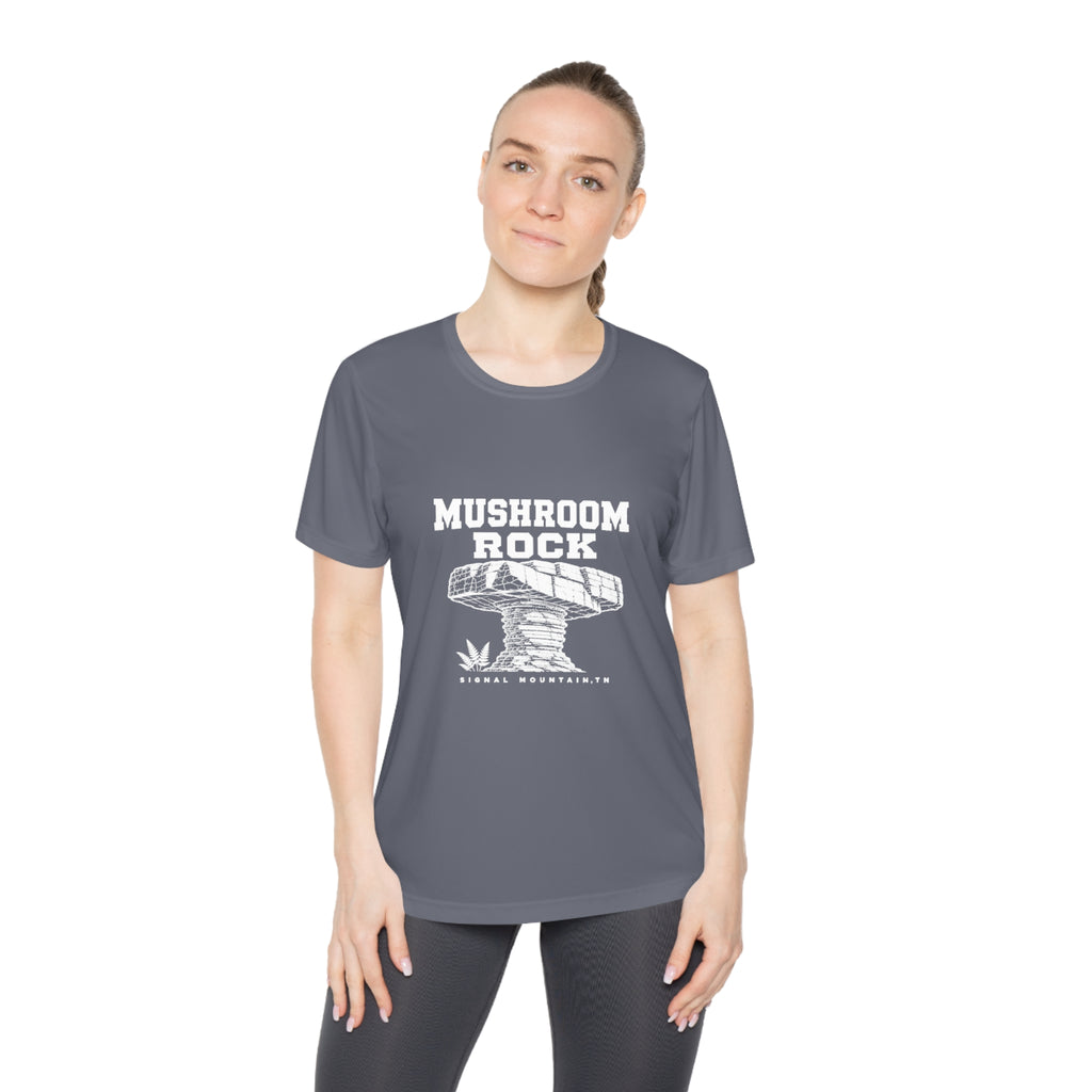 Women's Mushroom Rock Performance Tee — Signal Mountain, TN