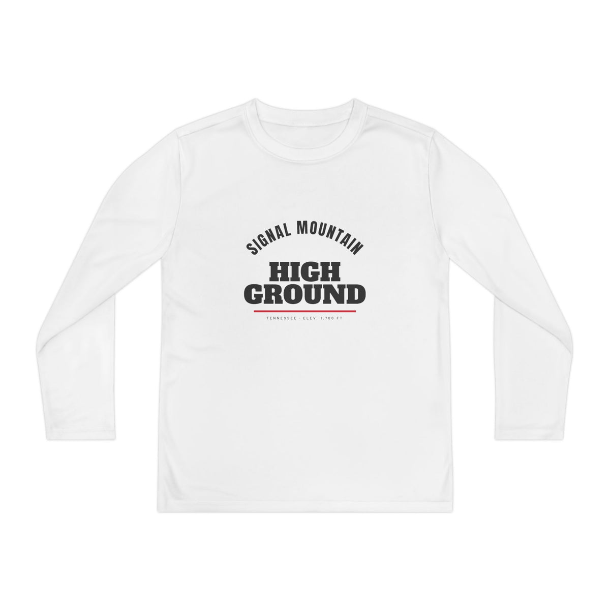 Youth Signal Mountain High Ground Long Sleeve Performance Tee — Signal Mountain, TN