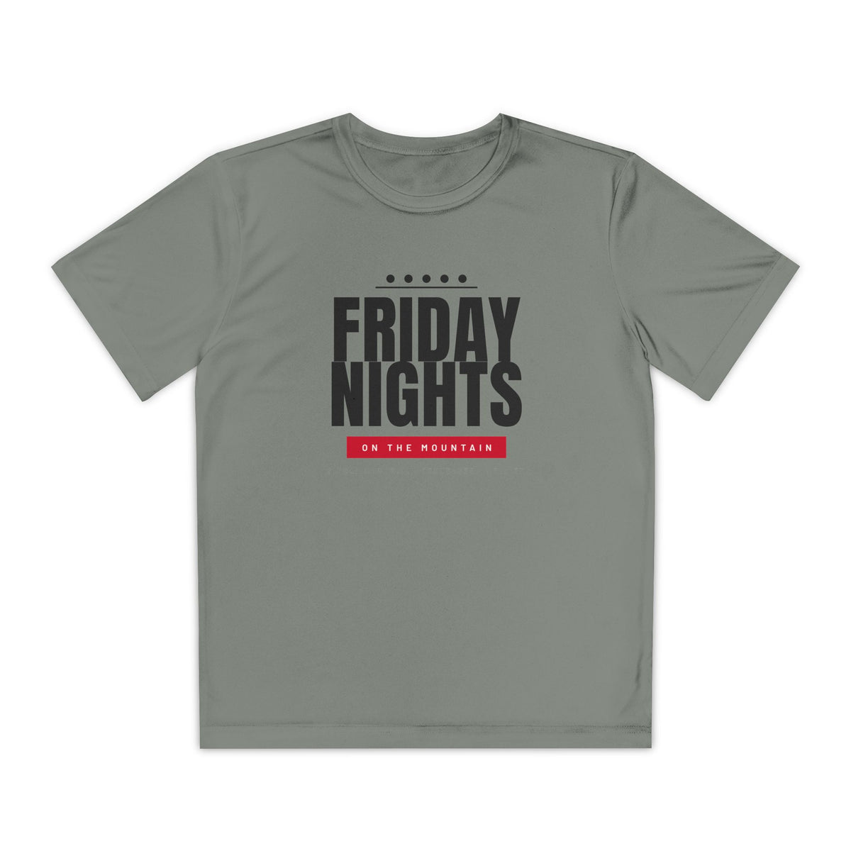 Youth Friday Nights on the Mountain Performance Tee — Signal Mountain, TN