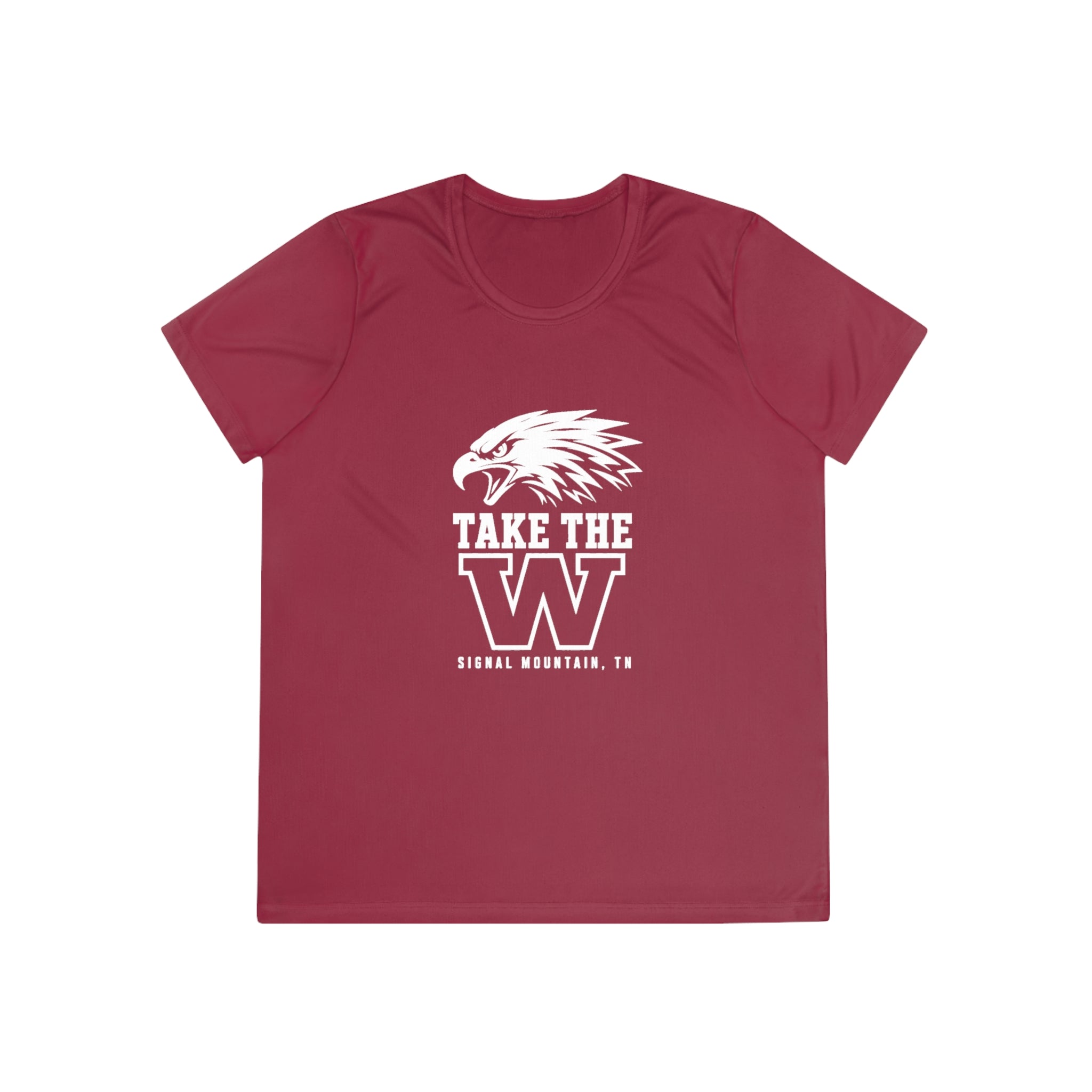 Women's Take the W Performance Tee — Signal Mountain, TN