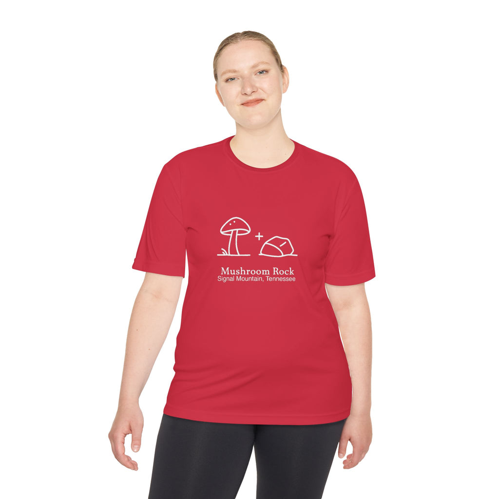 Men's Mushroom + Rock Performance Tee — Signal Mountain, TN