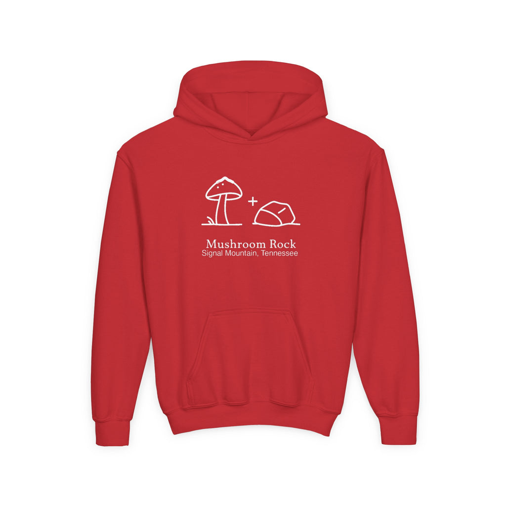 Youth Mushroom + Rock Hoodie — Signal Mountain, TN