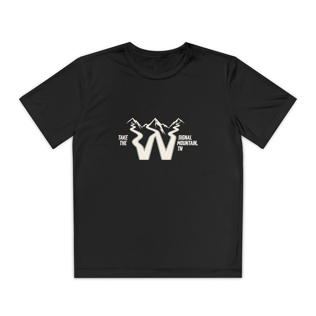 Youth Take the W Road Performance Tee — Signal Mountain, TN