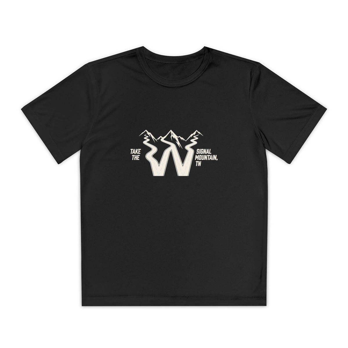 Youth Take the W Road Performance Tee — Signal Mountain, TN