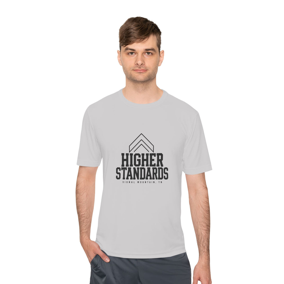 Men's Higher Standards Performance Tee — Signal Mountain, TN