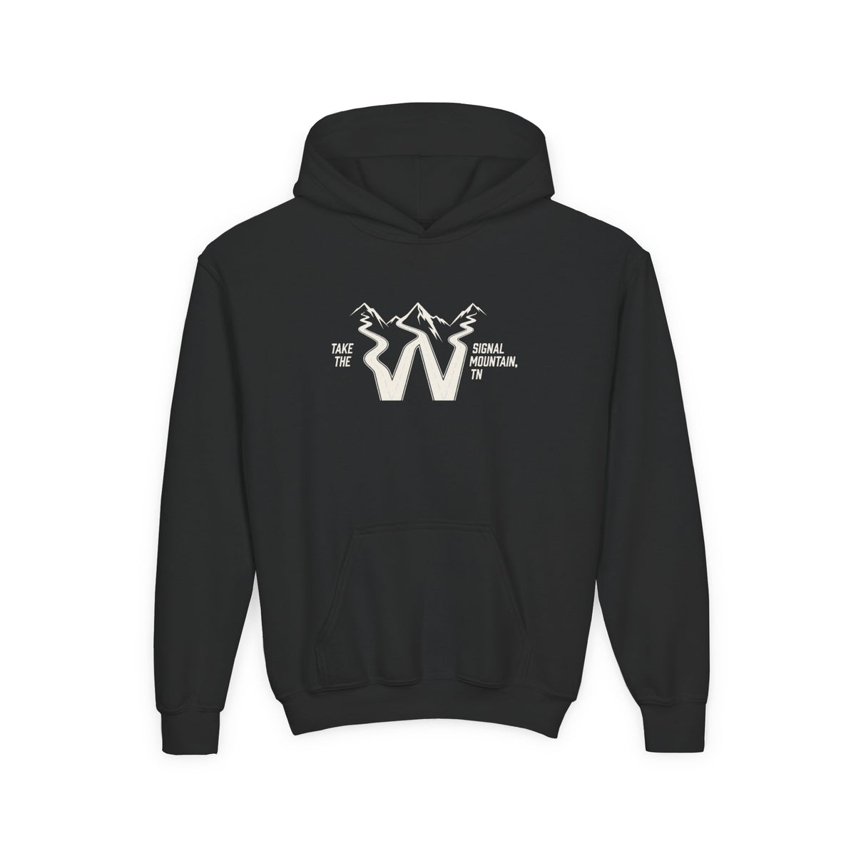 Youth Take the W Road Hoodie — Signal Mountain, TN