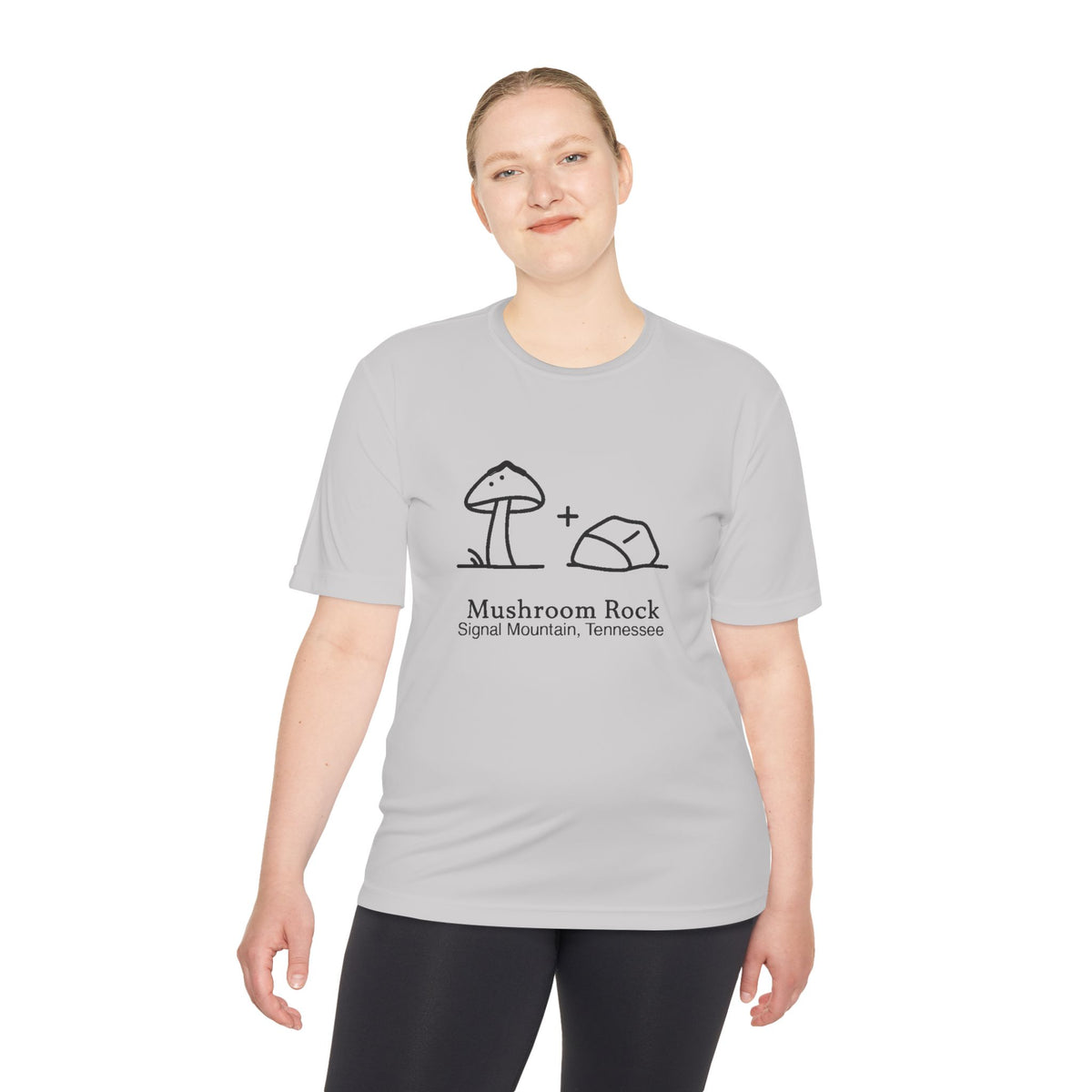 Men's Mushroom + Rock Performance Tee — Signal Mountain, TN