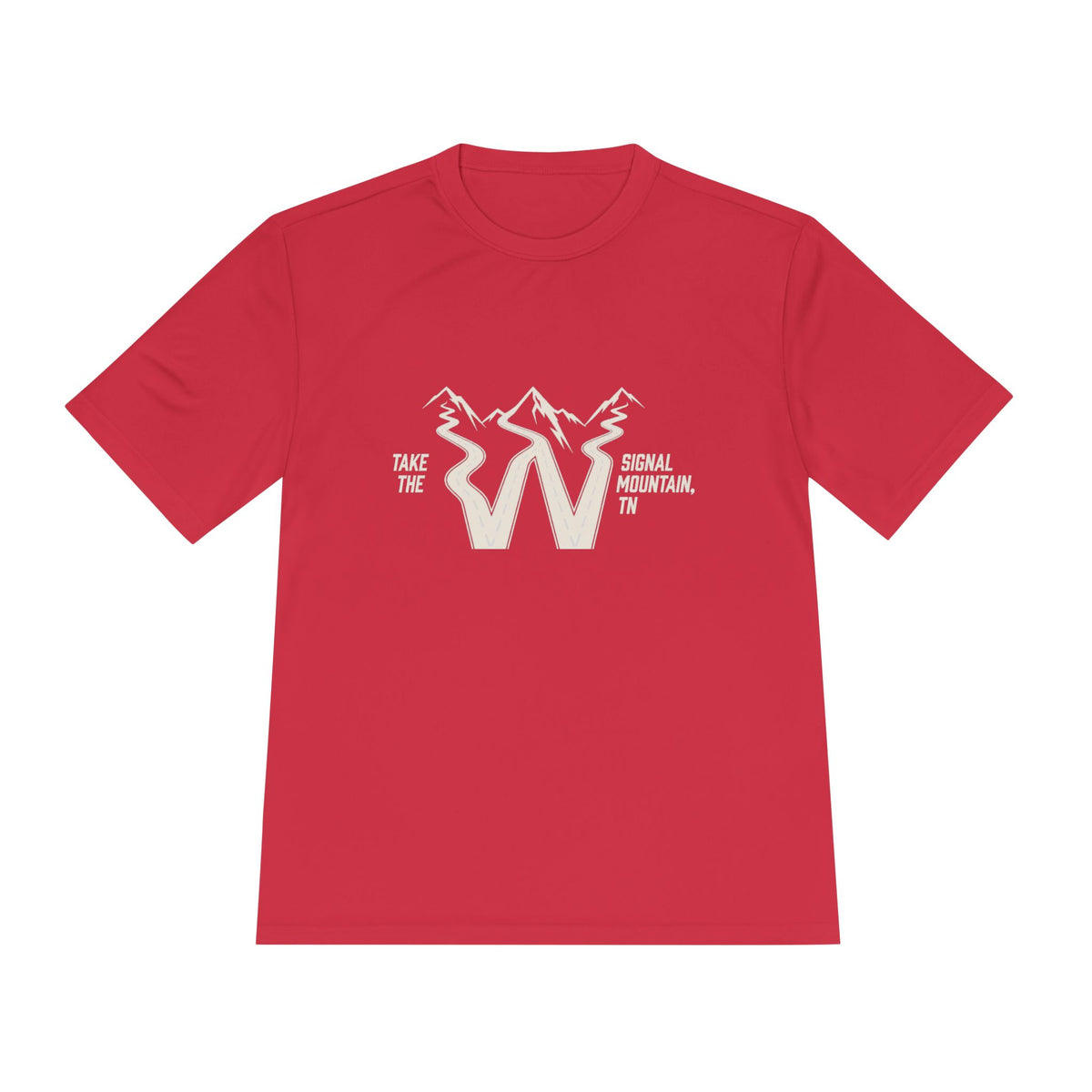 Men's Take the W Road Performance Tee — Signal Mountain, TN