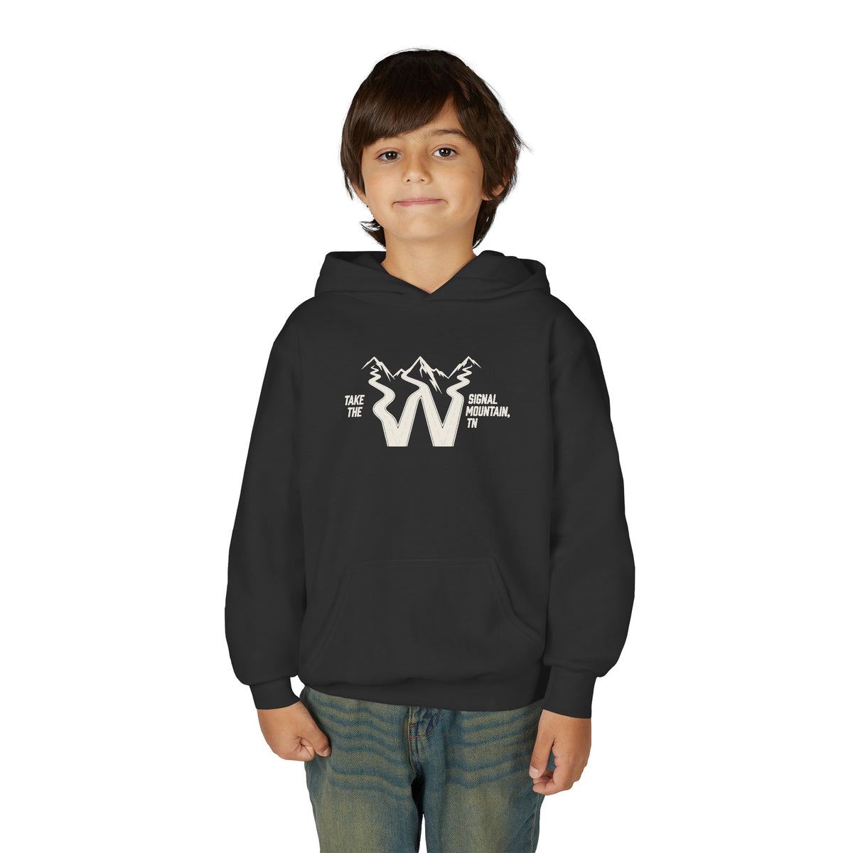 Youth Take the W Road Hoodie — Signal Mountain, TN