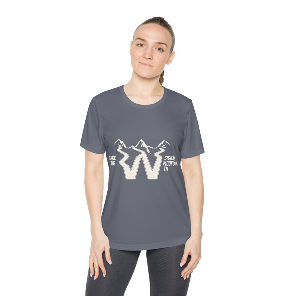 Women's Take the W Road Performance Tee — Signal Mountain, TN