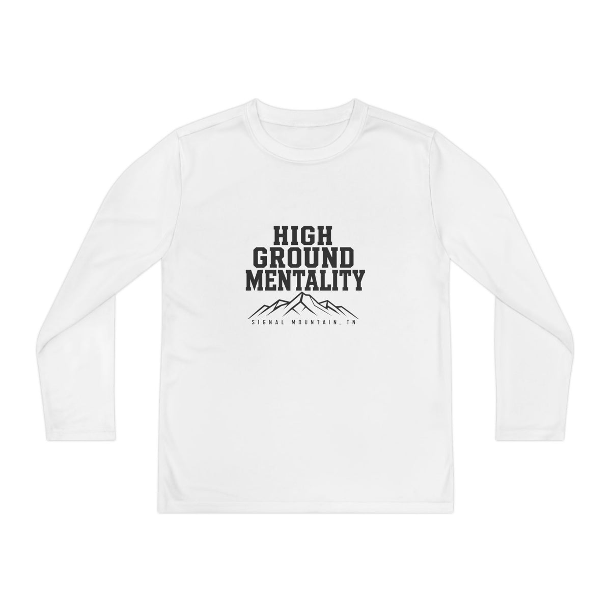 Youth High Ground Mentality Long Sleeve Performance Tee — Signal Mountain, TN