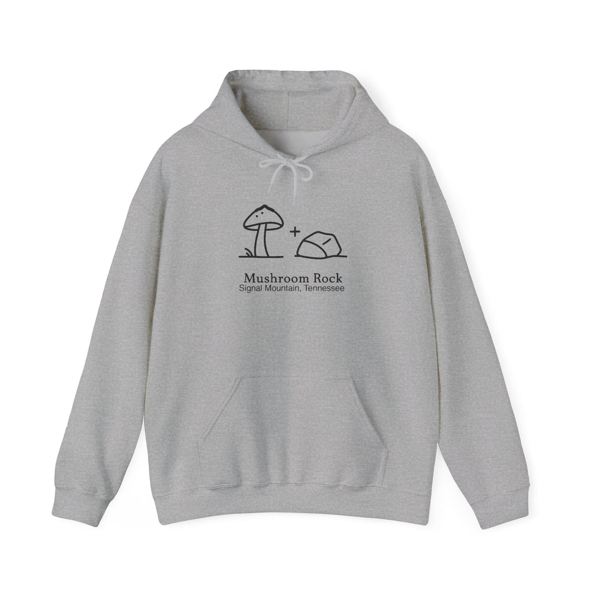 Mushroom + Rock Hoodie — Signal Mountain, TN