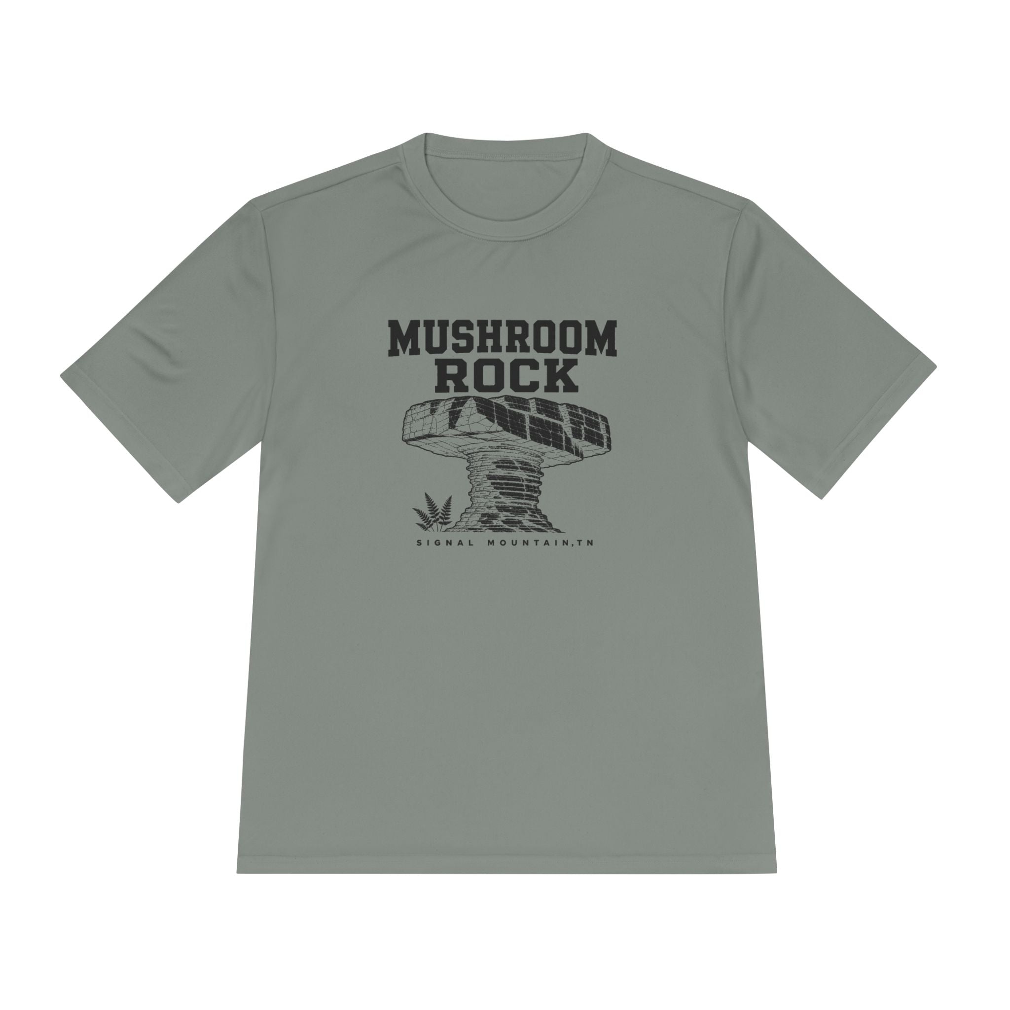 Men's Mushroom Rock Performance Tee — Signal Mountain, TN