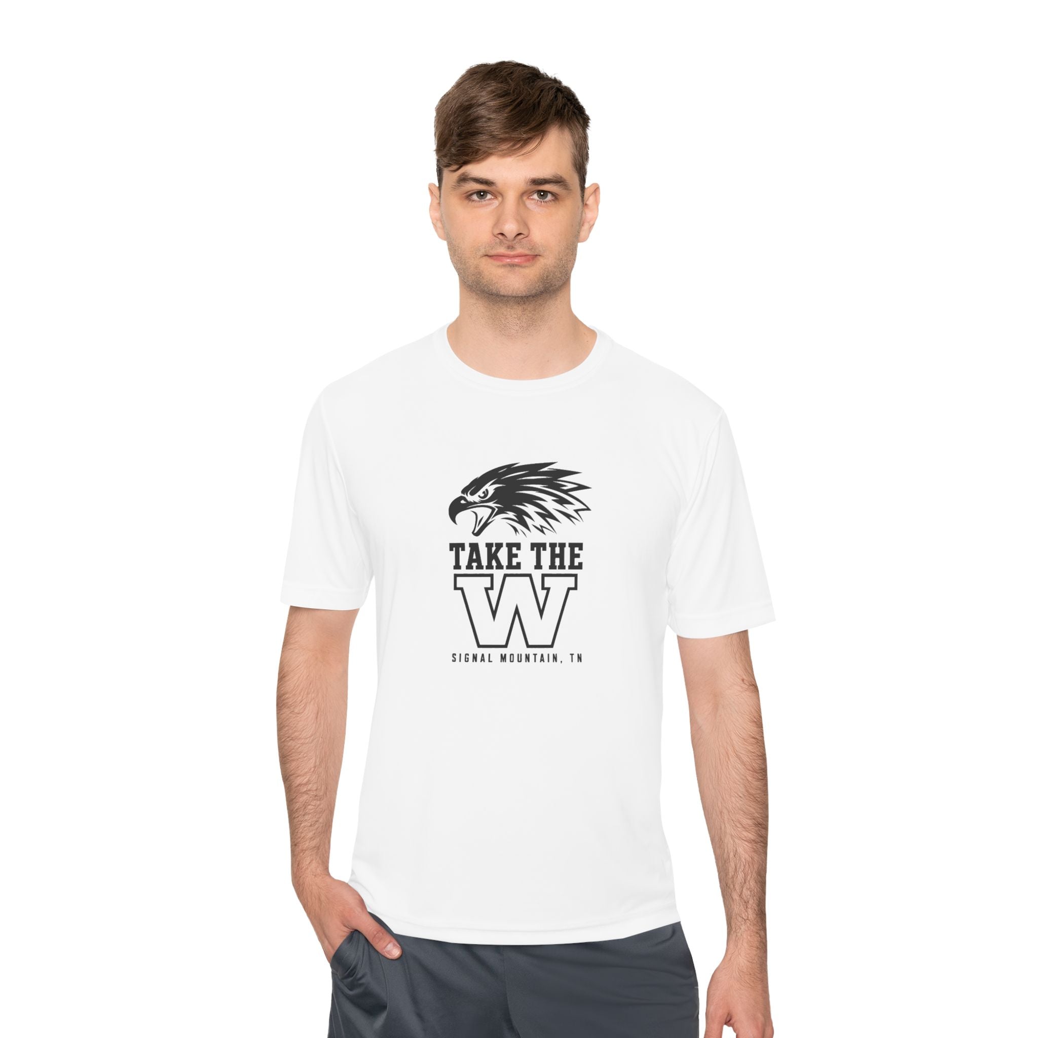 Men's Take the W Performance Tee — Signal Mountain, TN