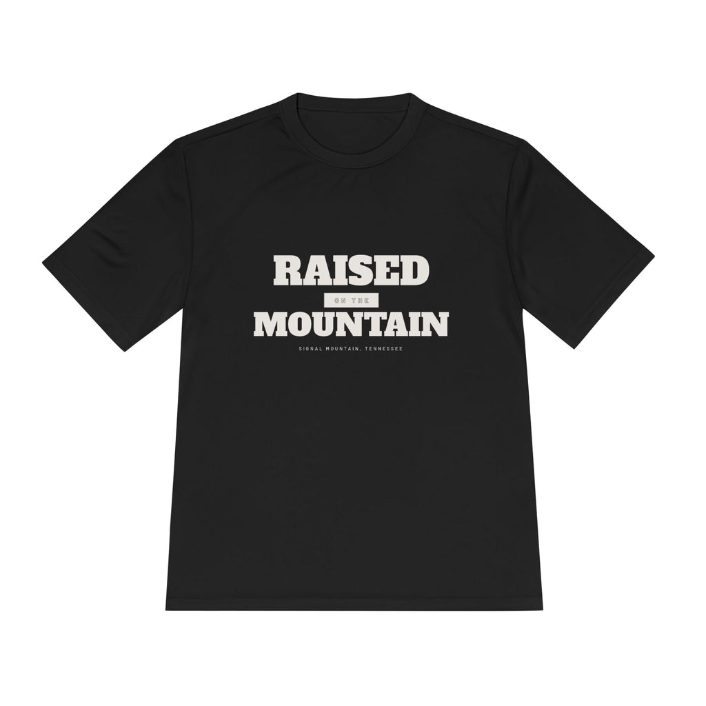 Men's Raised on the Mountain Performance Tee — Signal Mountain, TN