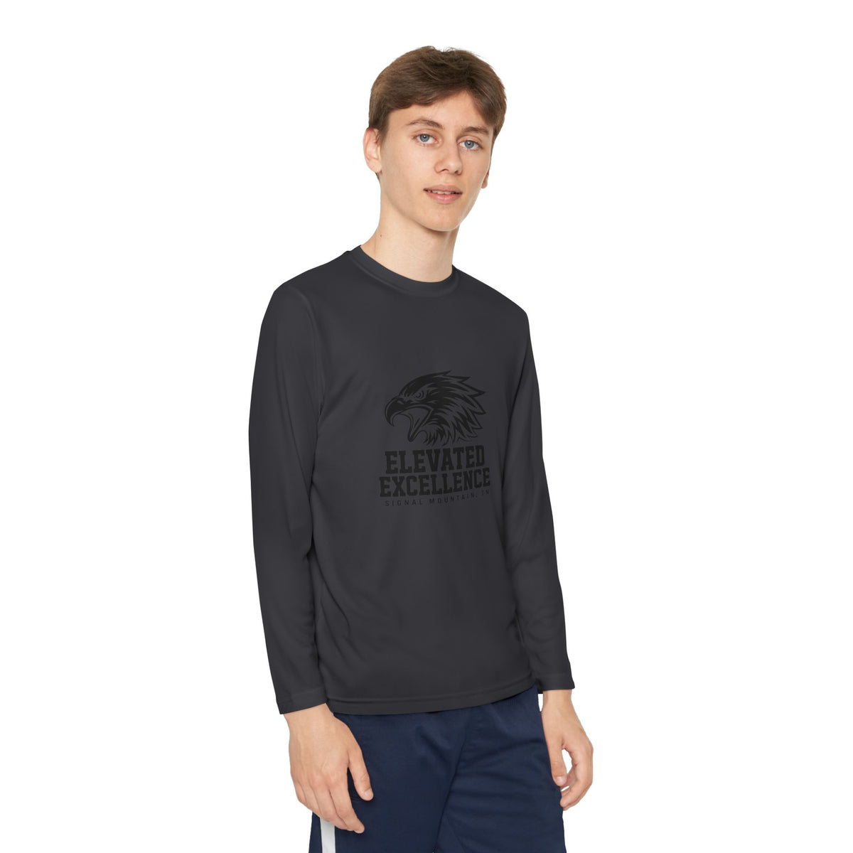 Youth Elevated Excellence Long Sleeve Performance Tee — Signal Mountain, TN