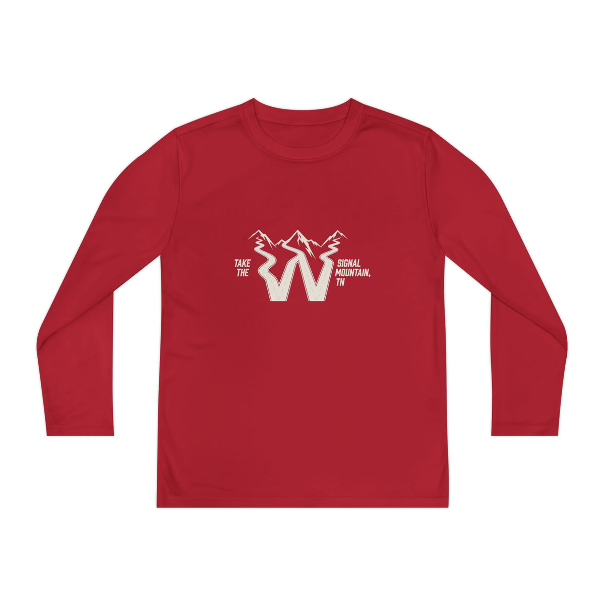 Youth Take the W Road Long Sleeve Performance Tee — Signal Mountain, TN