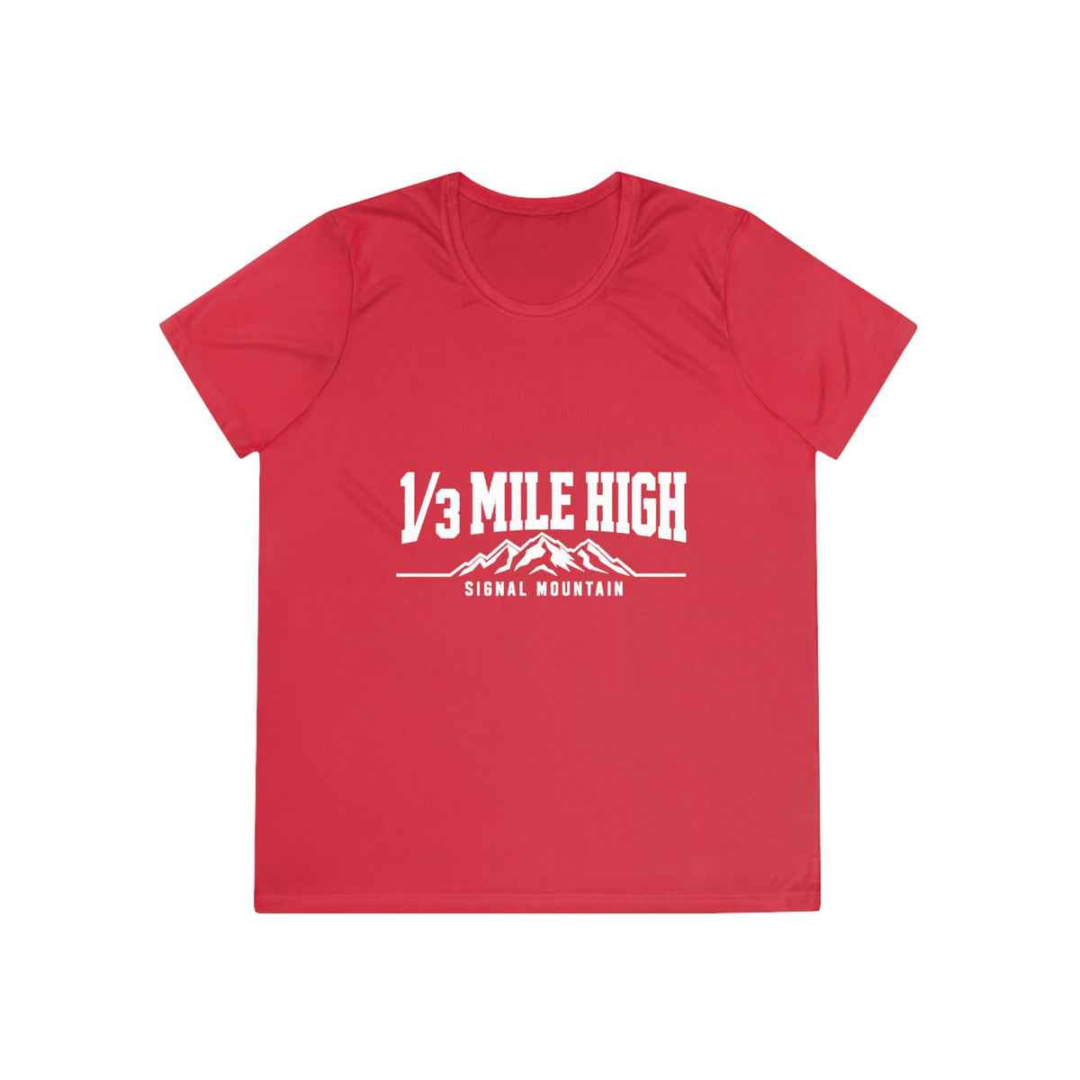 Women's 1/3 Mile High Performance Tee — Signal Mountain, TN