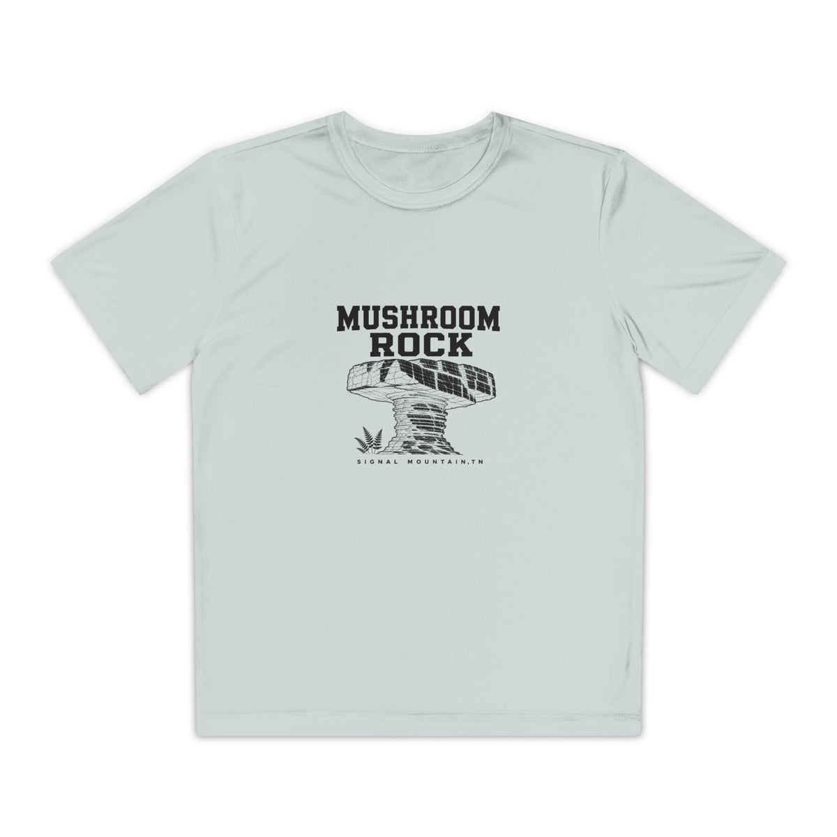 Youth Mushroom Rock Performance Tee — Signal Mountain, TN