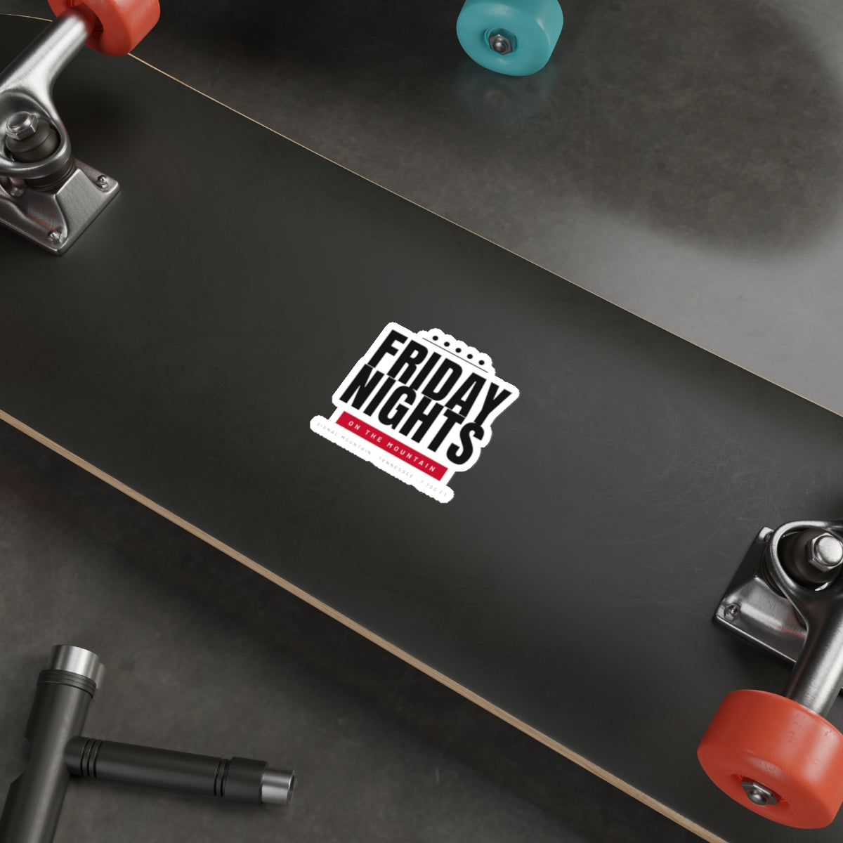 Friday Nights on the Mountain Sticker — Signal Mountain, TN