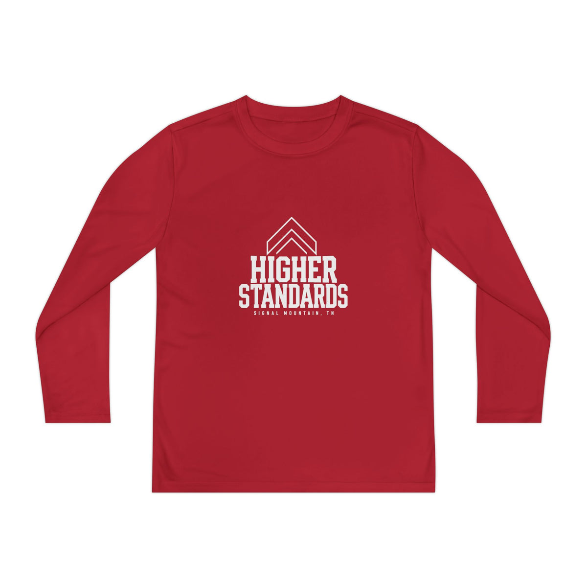 Youth Higher Standards Long Sleeve Performance Tee — Signal Mountain, TN