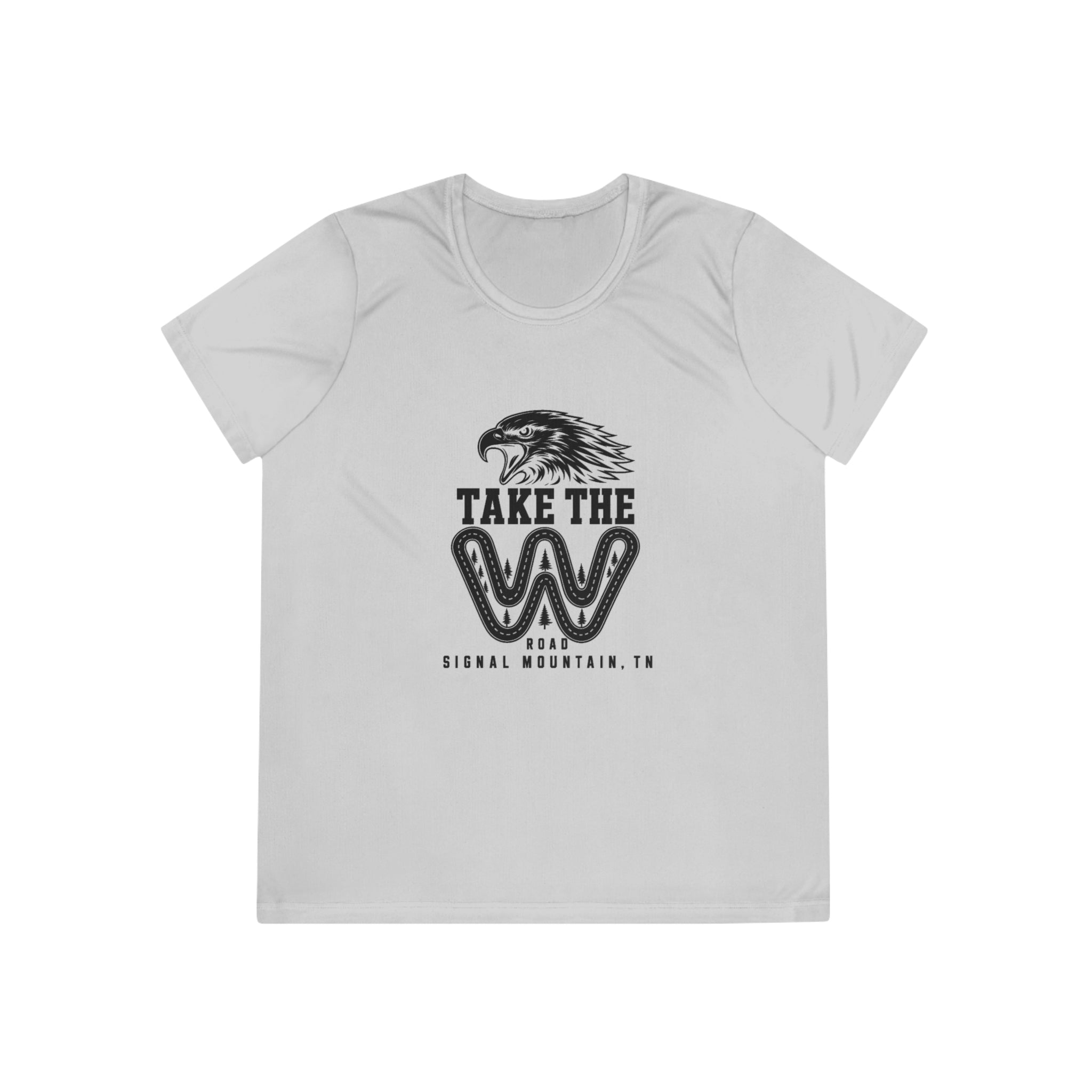 Women's Take the W Road Performance Tee — Signal Mountain, TN