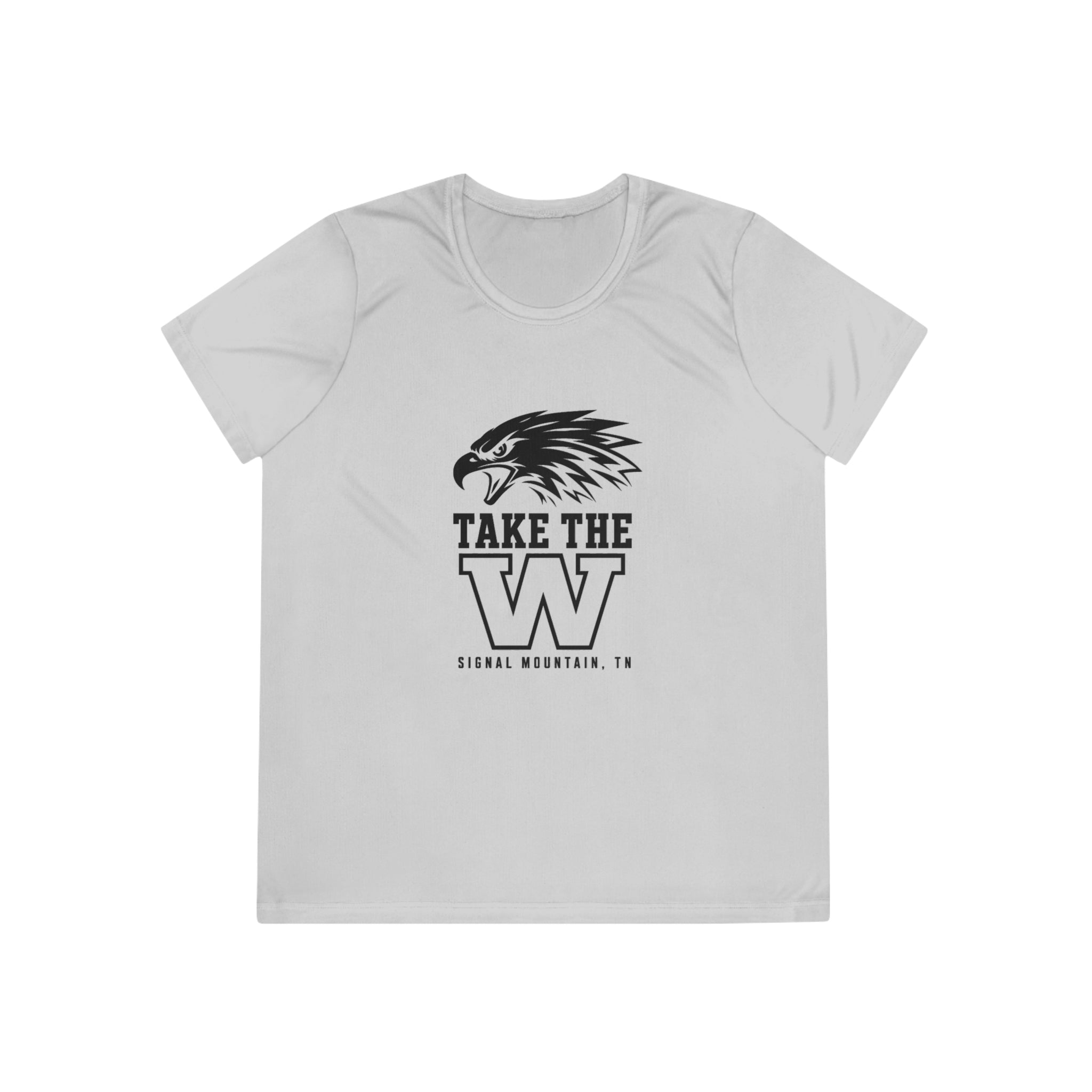 Women's Take the W Performance Tee — Signal Mountain, TN