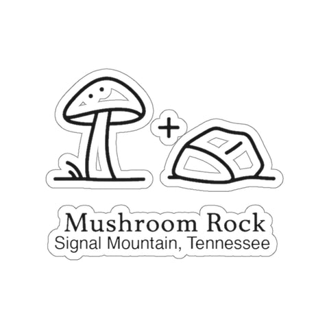 Mushroom + Rock Sticker