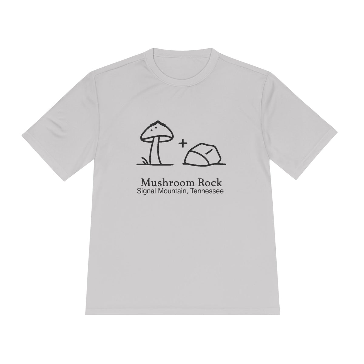 Men's Mushroom + Rock Performance Tee — Signal Mountain, TN